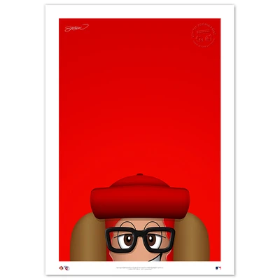 Cleveland Guardians Ketchup 24" x 36" Mascot Limited Edition Fine Art Print
