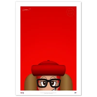 Cleveland Guardians Ketchup 24" x 36" Mascot Limited Edition Fine Art Print