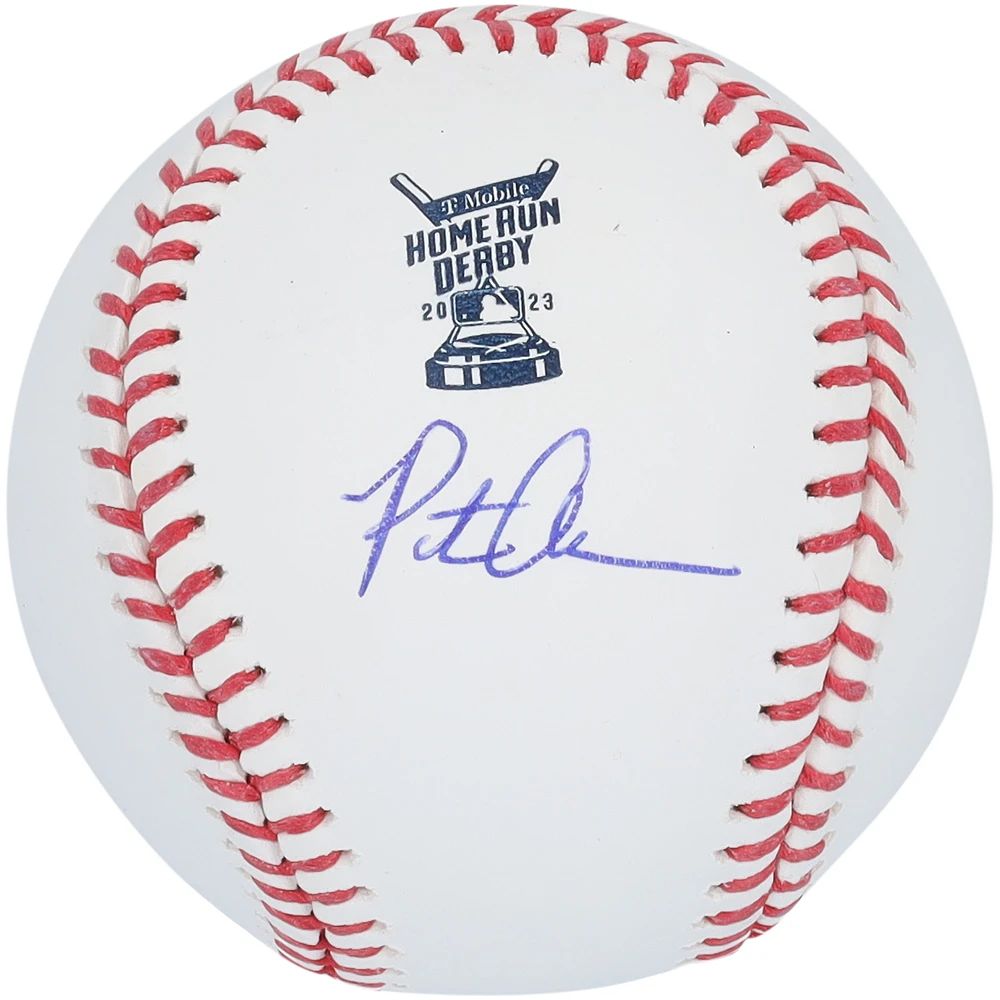 Pete Alonso New York Mets Autographed 2023 Home Run Derby Logo Baseball