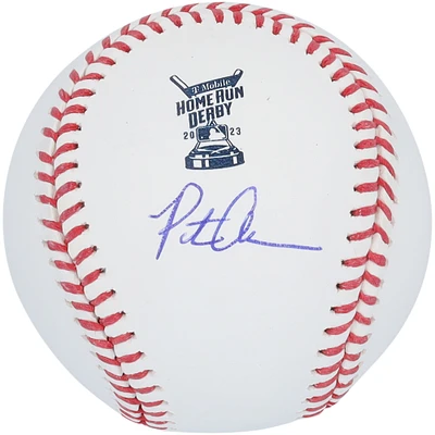 Pete Alonso New York Mets Autographed 2023 Home Run Derby Logo Baseball