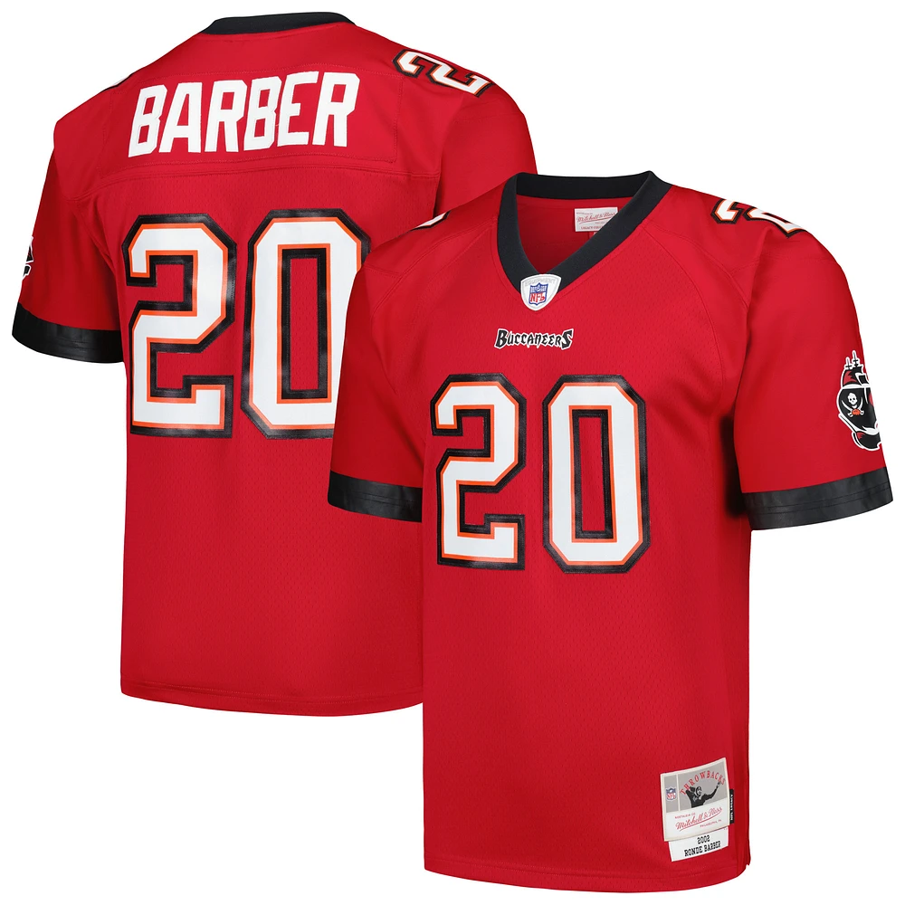 Men's Mitchell & Ness Ronde Barber Red Tampa Bay Buccaneers Legacy Replica Jersey