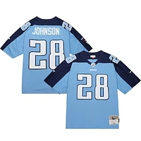 Men's Mitchell & Ness Chris Johnson Light Blue Tennessee Titans Legacy Replica Jersey