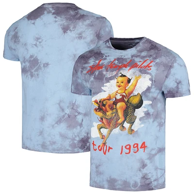 Men's Light Blue Stone Temple Pilots 1994 Tour Crystal Wash T-Shirt
