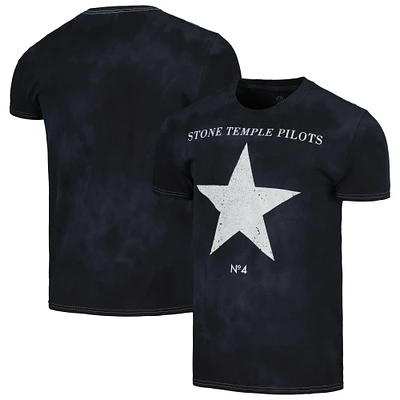 Men's Black Stone Temple Pilots No. 4 T-Shirt