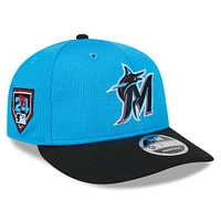 Men's New Era  Blue/Black Miami Marlins 2024 Spring Training Low Profile 9FIFTY Snapback Hat