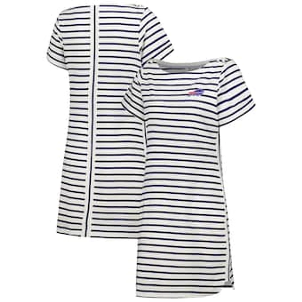 Women's Tommy Bahama White Buffalo Bills Tri-Blend Jovanna Striped Dress