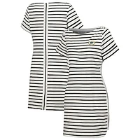 Women's Tommy Bahama White Green Bay Packers Tri-Blend Jovanna Striped Dress