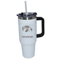 The Memory Company  Iowa Hawkeyes Personalized White 40oz. Colossal Tumbler