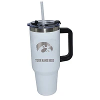 The Memory Company  Iowa Hawkeyes Personalized White 40oz. Colossal Tumbler