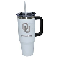The Memory Company  Oklahoma Sooners Personalized White 40oz. Colossal Tumbler