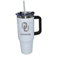 The Memory Company  Oklahoma Sooners Personalized White 40oz. Colossal Tumbler