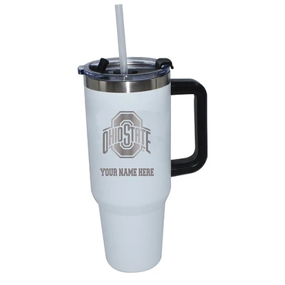 The Memory Company  Ohio State Buckeyes Personalized White 40oz. Colossal Tumbler