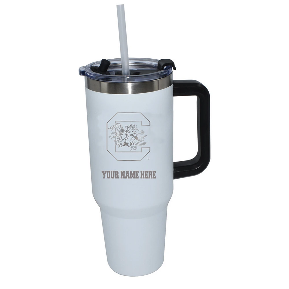 The Memory Company South Carolina Gamecocks Personalized White 40oz. Colossal Tumbler