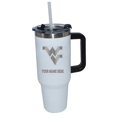 The Memory Company  West Virginia Mountaineers Personalized White 40oz. Colossal Tumbler