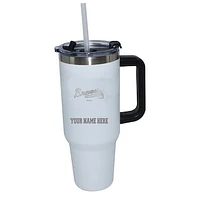 The Memory Company  Atlanta Braves Personalized White 40oz. Colossal Tumbler