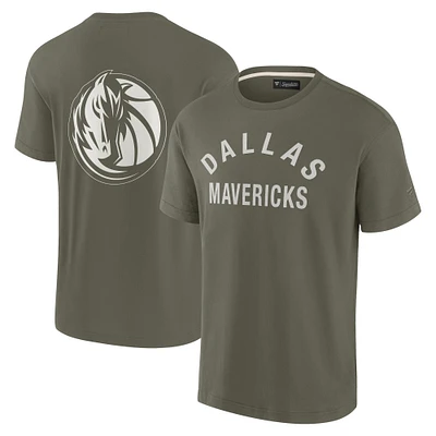 Unisex Fanatics Olive Dallas Mavericks Elements Super Soft Short Sleeve T-Shirt