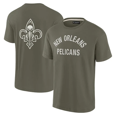 Unisex Fanatics Olive New Orleans Pelicans Elements Super Soft Short Sleeve T-Shirt