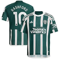 Youth adidas Marcus Rashford Green Manchester United 2023/24 Away Replica Player Jersey