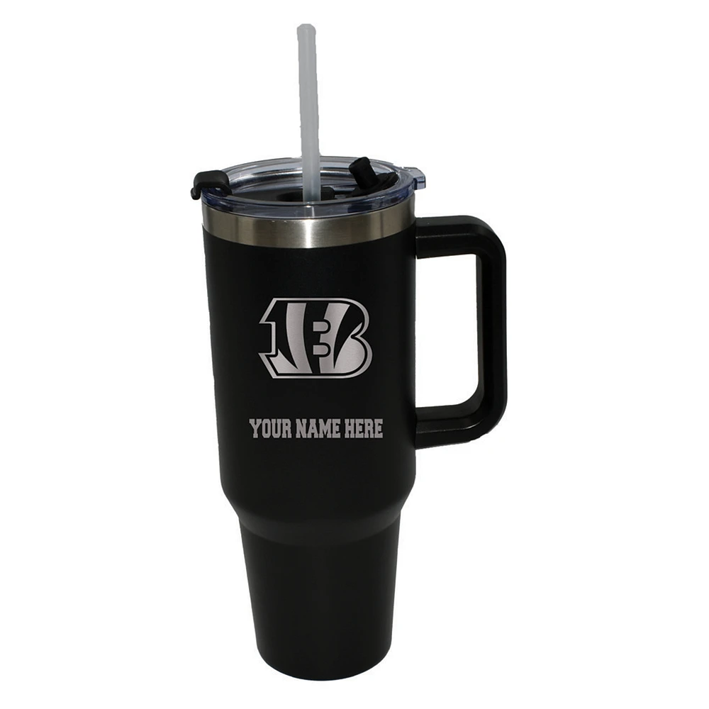 The Memory Company Cincinnati Bengals Personalized Black 40oz. Colossal Tumbler