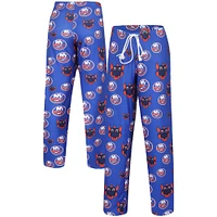 Women's Concepts Sport Royal New York Islanders Gauge Allover Print Knit Sleep Pants