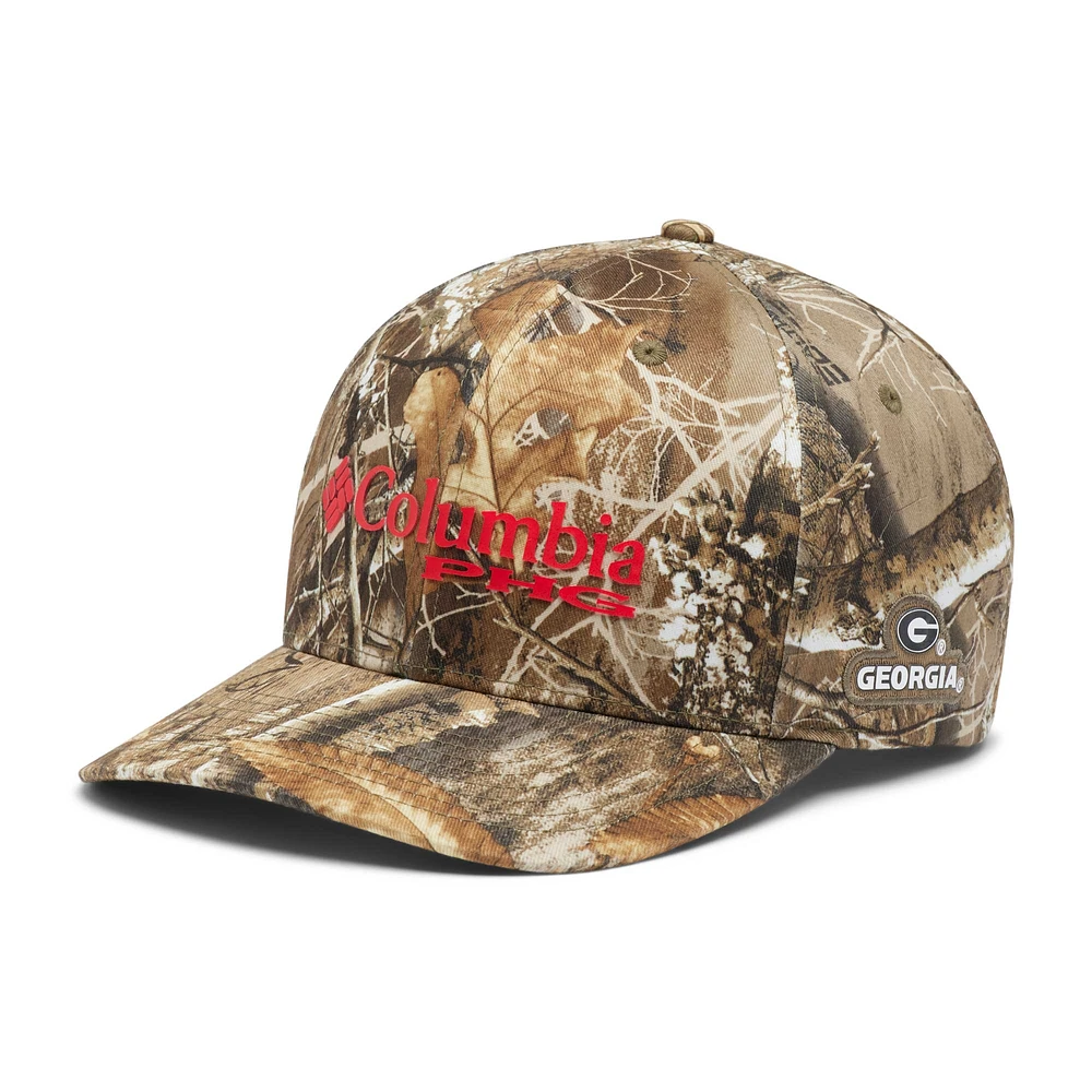 Unisex Columbia Realtree Camo Georgia Bulldogs Mossy Oak Bottomland Flex Hat