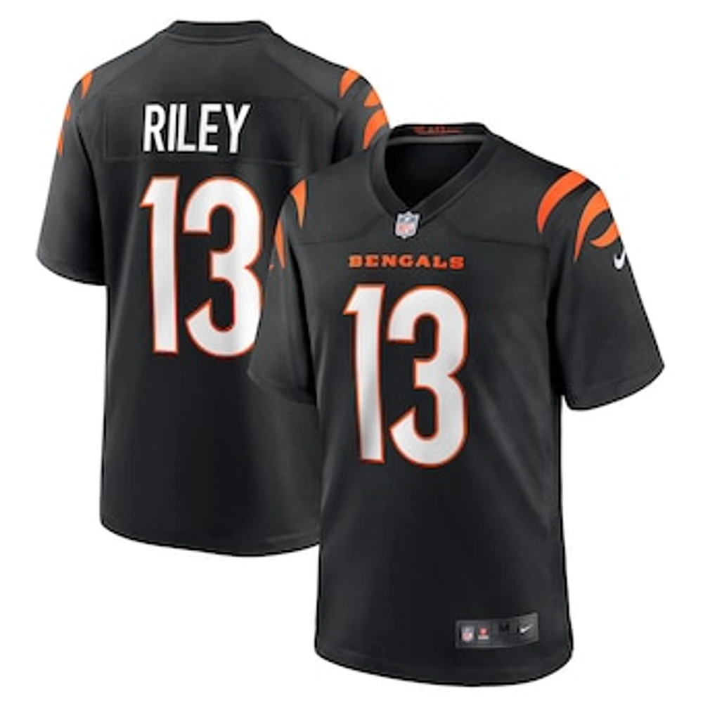 Men's Nike Ken Riley Black Cincinnati Bengals Retired Player Game Jersey