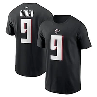 Men's Nike Desmond Ridder  Black Atlanta Falcons Player Name & Number T-Shirt