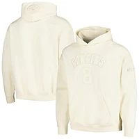 Men's Pro Standard Aaron Rodgers Cream New York Jets Player Name & Number Pullover Hoodie