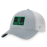 Men's Fanatics Gray Austin FC Logo Adjustable Hat