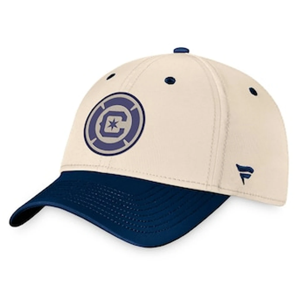 Men's Fanatics Cream Chicago Fire True Classic Flex Hat