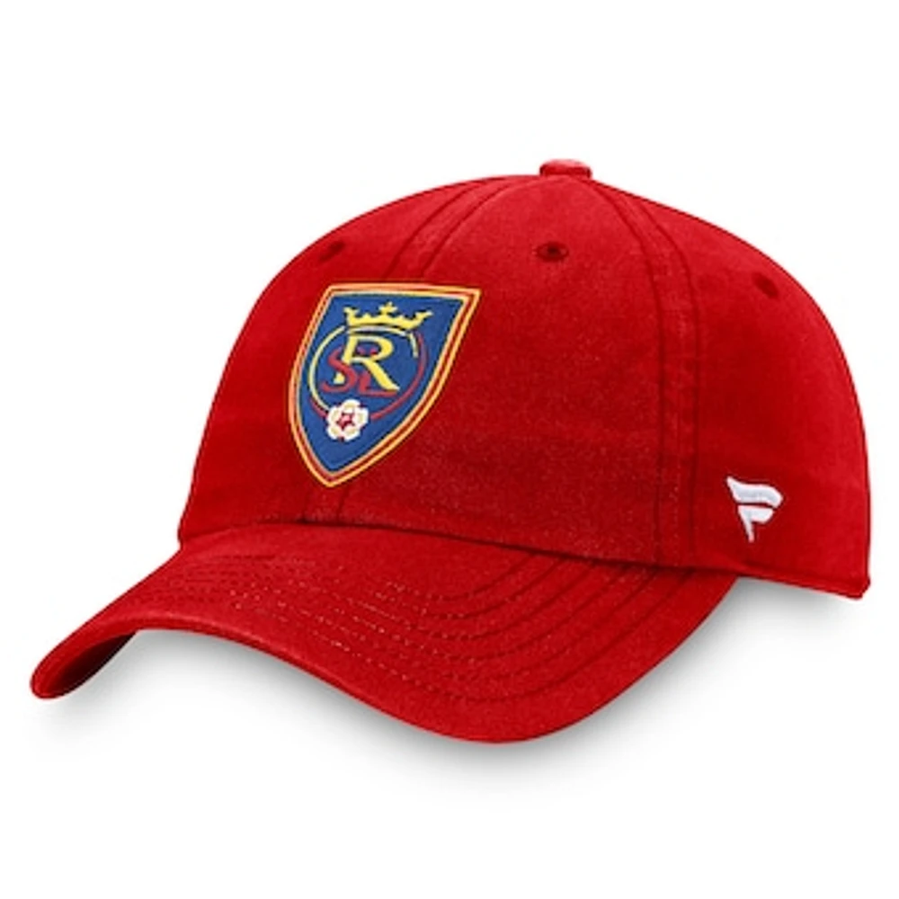 Men's Fanatics Red Real Salt Lake Adjustable Hat