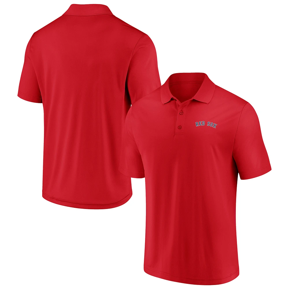 Men's Fanatics Red Boston Sox Component Polo