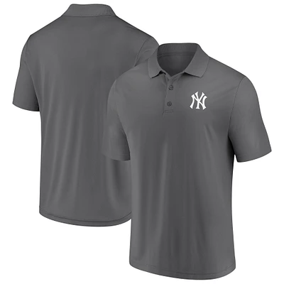 Men's Fanatics Pewter New York Yankees Component Polo