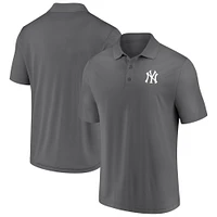 Men's Fanatics Pewter New York Yankees Component Polo