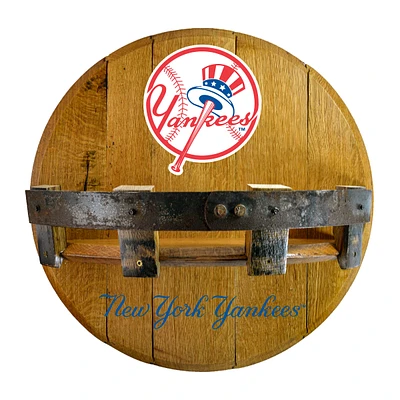 Imperial  New York Yankees Reclaimed 22" Oak Bar Shelf