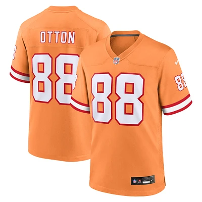 Men's Nike Cade Otton Orange Tampa Bay Buccaneers Throwback Game Jersey