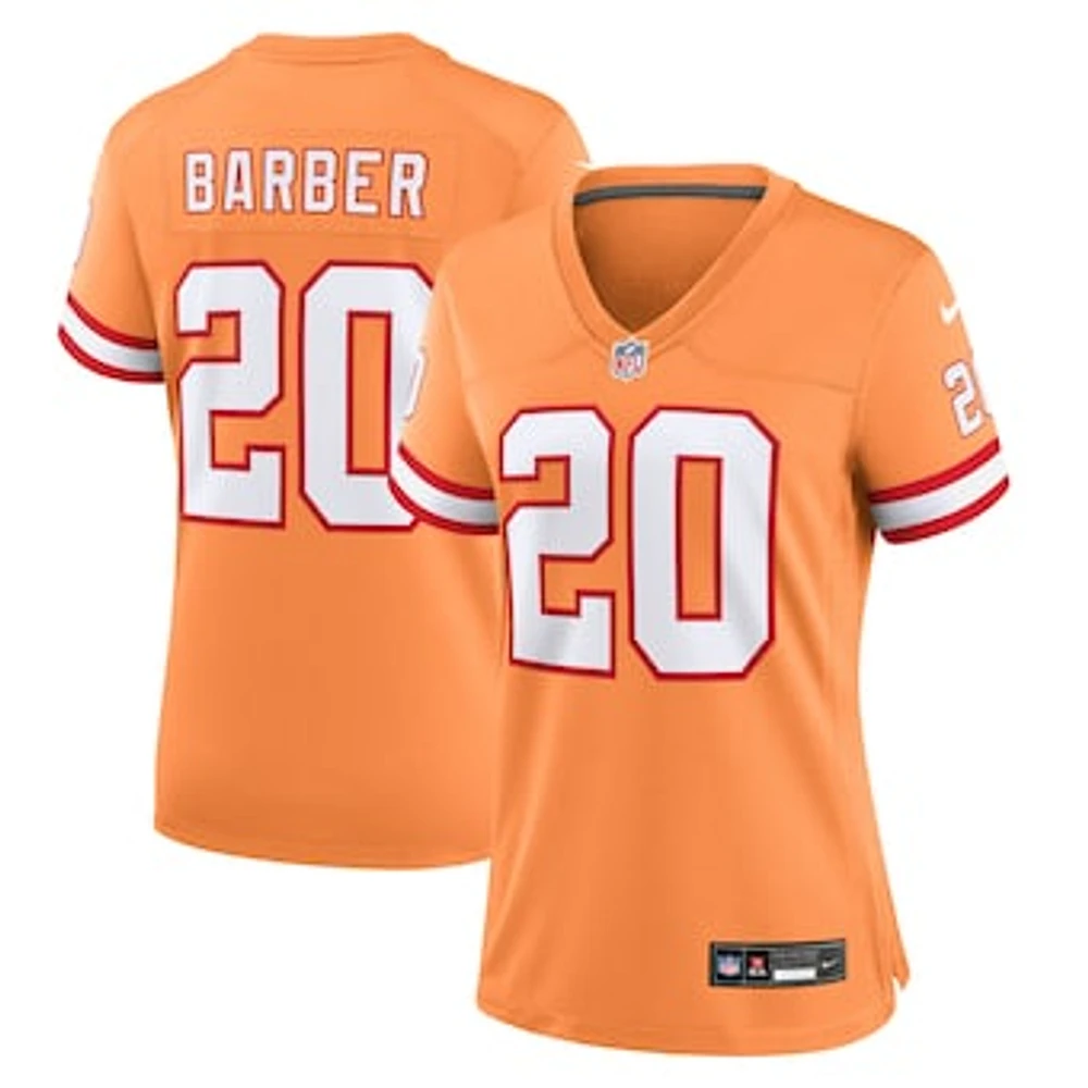 Women's Nike Ronde Barber Orange Tampa Bay Buccaneers Throwback Game Jersey