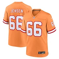 Men's Nike Ryan Jensen Orange Tampa Bay Buccaneers Throwback Game Jersey