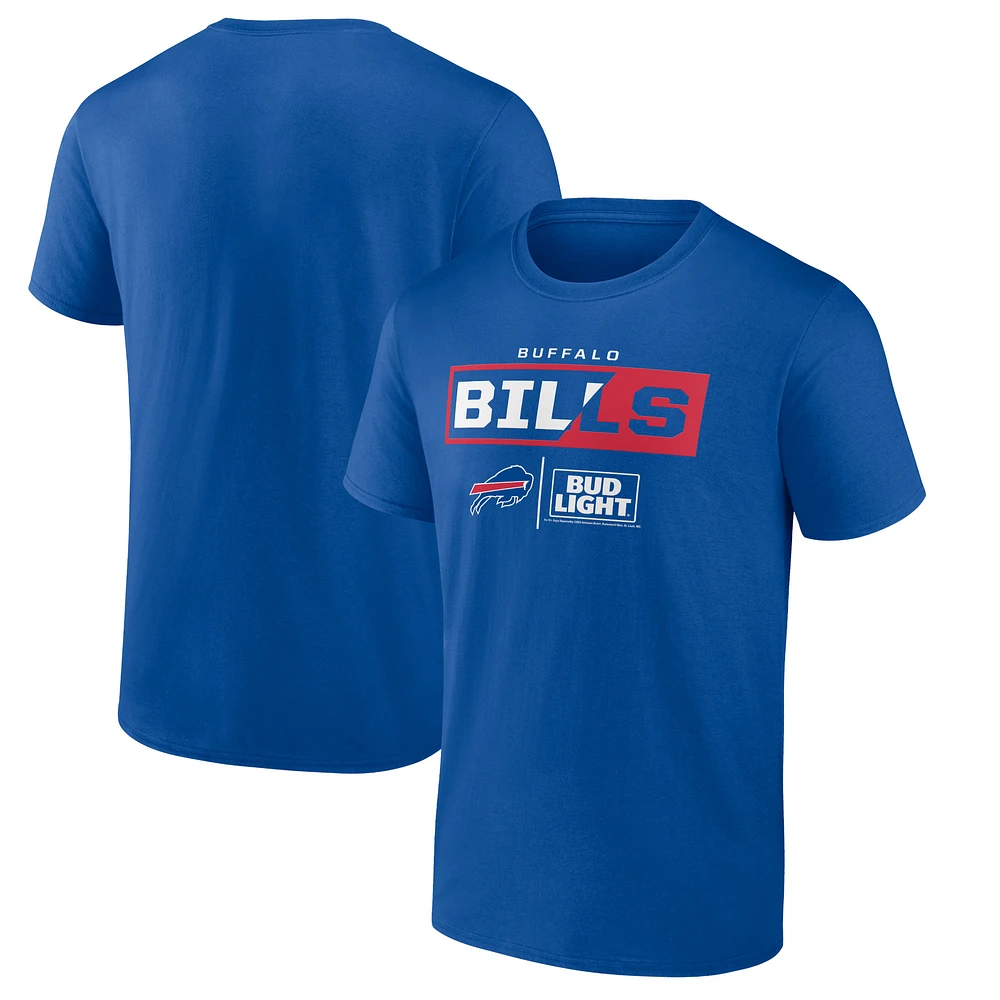 Men's Royal Buffalo Bills NFL x Bud Light T-Shirt