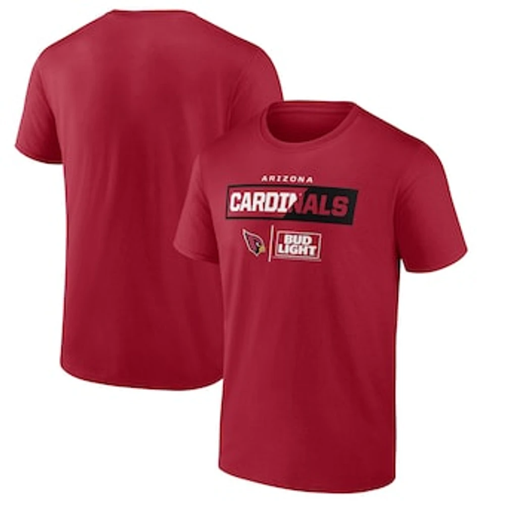 Men's Cardinal Arizona Cardinals NFL x Bud Light T-Shirt