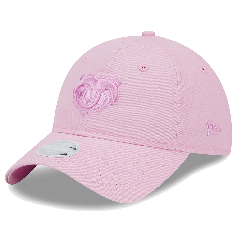 Women's New Era Pink Memphis Grizzlies Colorpack Tonal 9TWENTY Adjustable Hat