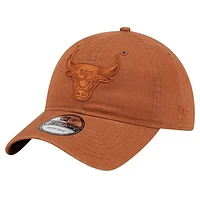 Men's New Era Brown Chicago Bulls Colorpack Tonal 9TWENTY Adjustable Hat