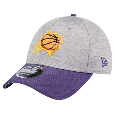 Men's New Era Heather Gray/Purple Phoenix Suns Active Digi-Tech Two-Tone 9FORTY Adjustable Hat