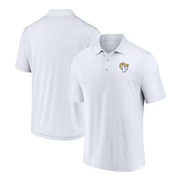 Men's Fanatics White Los Angeles Rams Component Polo