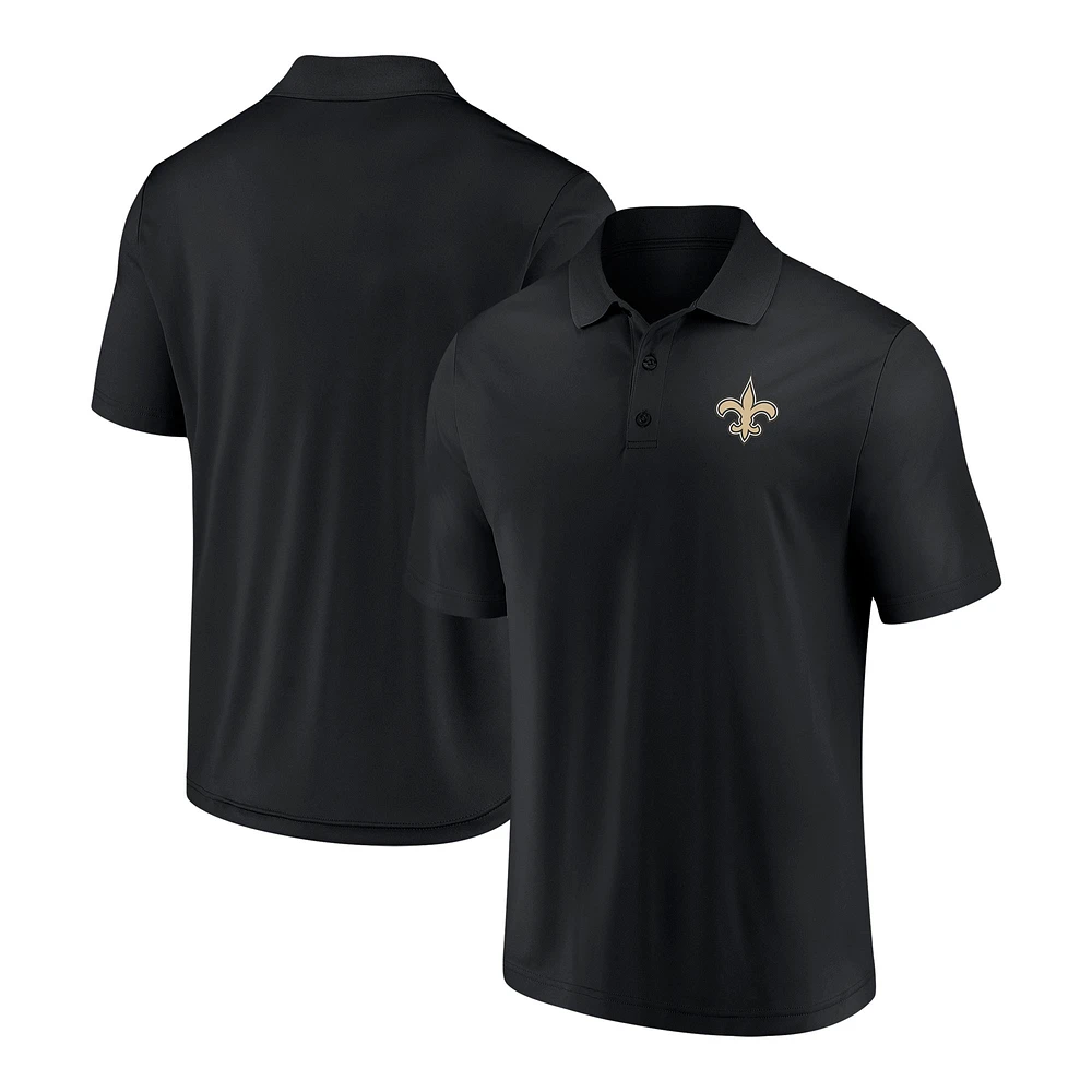 Men's Black New Orleans Saints Component Polo