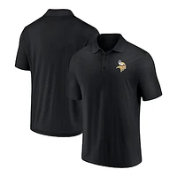 Men's Fanatics Black Minnesota Vikings Component Polo