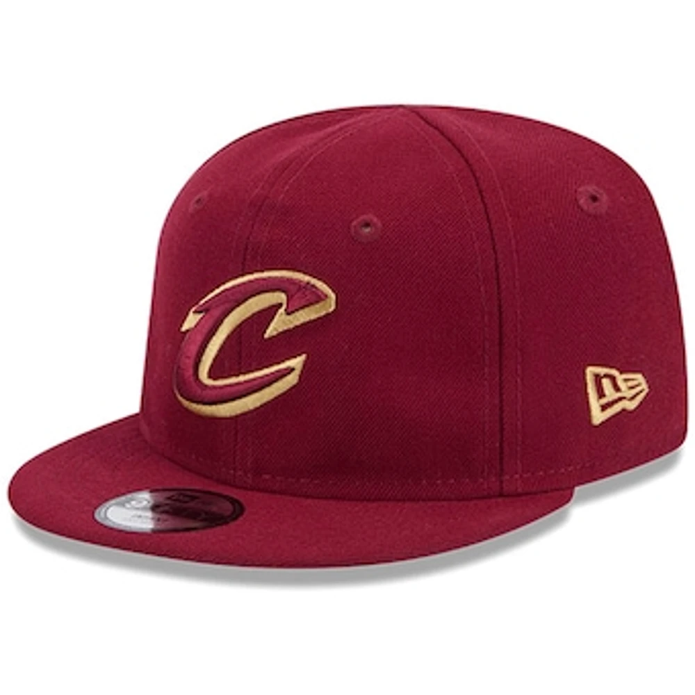 Newborn & Infant New Era Wine Cleveland Cavaliers My First 9FIFTY Evergreen Adjustable Hat