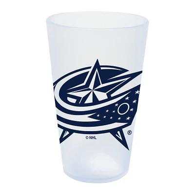 WinCraft Columbus Blue Jackets 16oz. Icicle Silicone Pint Glass