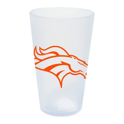 WinCraft Denver Broncos 16oz. Icicle Silicone Pint Glass