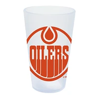 WinCraft Edmonton Oilers 16oz. Icicle Silicone Pint Glass